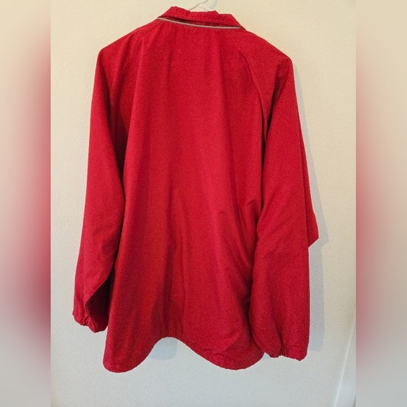 Vintage Canada Sportswear CSW Rain Jacket Mens Size XL Red Black lightweight Can - Picture 5 of 8